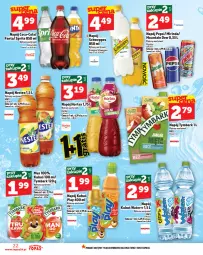 Gazetka promocyjna Topaz - Gazetka - Gazetka - ważna od 16.07 do 16.07.2025 - strona 22 - produkty: Top, Mus, Gin, Mirinda, Coca-Cola, Pepsi, Schweppes, Tymbark, Kubuś Waterrr, Fanta, Kubuś, Napój, Nestea, Hortex, Fa