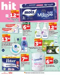 Gazetka promocyjna Topaz - Gazetka - Gazetka - ważna od 16.07 do 16.07.2025 - strona 24 - produkty: Naturell, Colgate Total, Top, Palmolive, Papier, Lactacyd, Ręcznik kuchenny, Sito, Pasta do zębów, Papier toaletowy, Velvet, Mleczko, Ręcznik, Tonik, Rolki, Mola, Podpaski, Colgate, Wkładki, Nivea, Naturella, LG