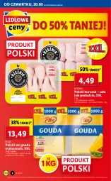 Gazetka promocyjna Lidl - GAZETKA - Gazetka - ważna od 22.05 do 22.05.2021 - strona 2 - produkty: Kurczak, Ser, Por, Pilos, Gouda