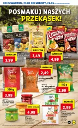 Gazetka promocyjna Lidl - GAZETKA - Gazetka - ważna od 22.05 do 22.05.2021 - strona 39 - produkty: Ketchup, Hummus, Ser, Sól, Mus, Amol, Papryka, Chipsy, Salsa, Sezam, Przysnacki, Crunchips, Lorenz
