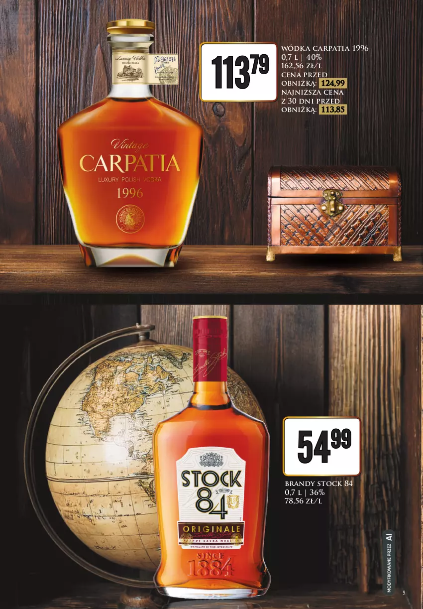 Gazetka promocyjna Dino - Katalog alkoholowy - ważna 19.10 do 24.10.2026 - strona 5 - produkty: Brandy, Stock