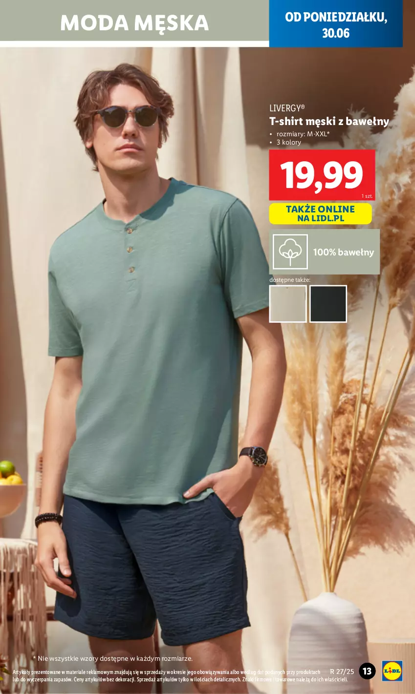 Gazetka promocyjna Lidl - GAZETKA - ważna 30.06 do 05.07.2025 - strona 13 - produkty: Moda, T-shirt