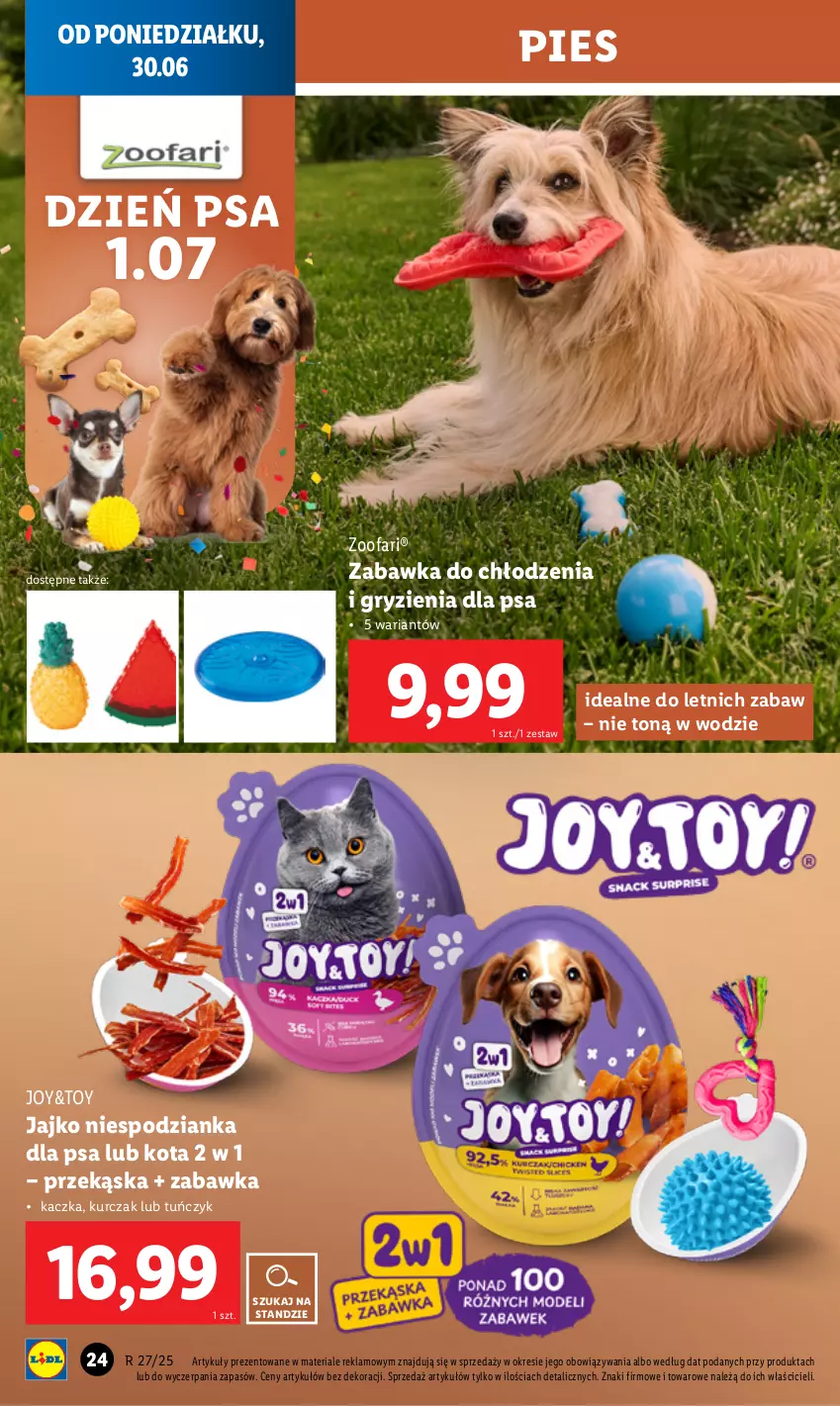 Gazetka promocyjna Lidl - GAZETKA - ważna 30.06 do 05.07.2025 - strona 24 - produkty: Fa, Gry, Kaczka, Kurczak, Tuńczyk, Zabawka