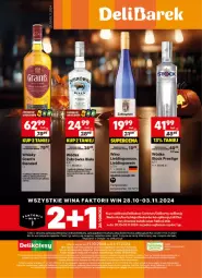 Gazetka promocyjna Delikatesy Centrum - DeliBarek DC43-DC44 - Gazetka - ważna od 03.11 do 03.11.2024 - strona 1 - produkty: Ser, Rum, Mus, Gra, Rama, Wódka, Stock, Whisky, Wino, Grant's, Fa