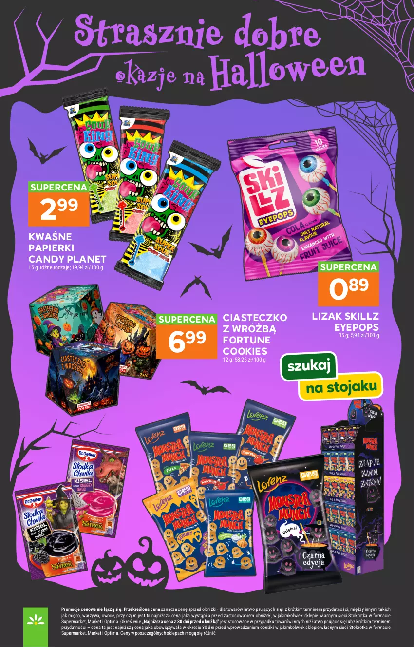 Gazetka promocyjna Stokrotka - Market - ważna 15.10 do 21.10.2026 - strona 35 - produkty: Candy, Mięso, Optima, Owoce, Papier, Warzywa