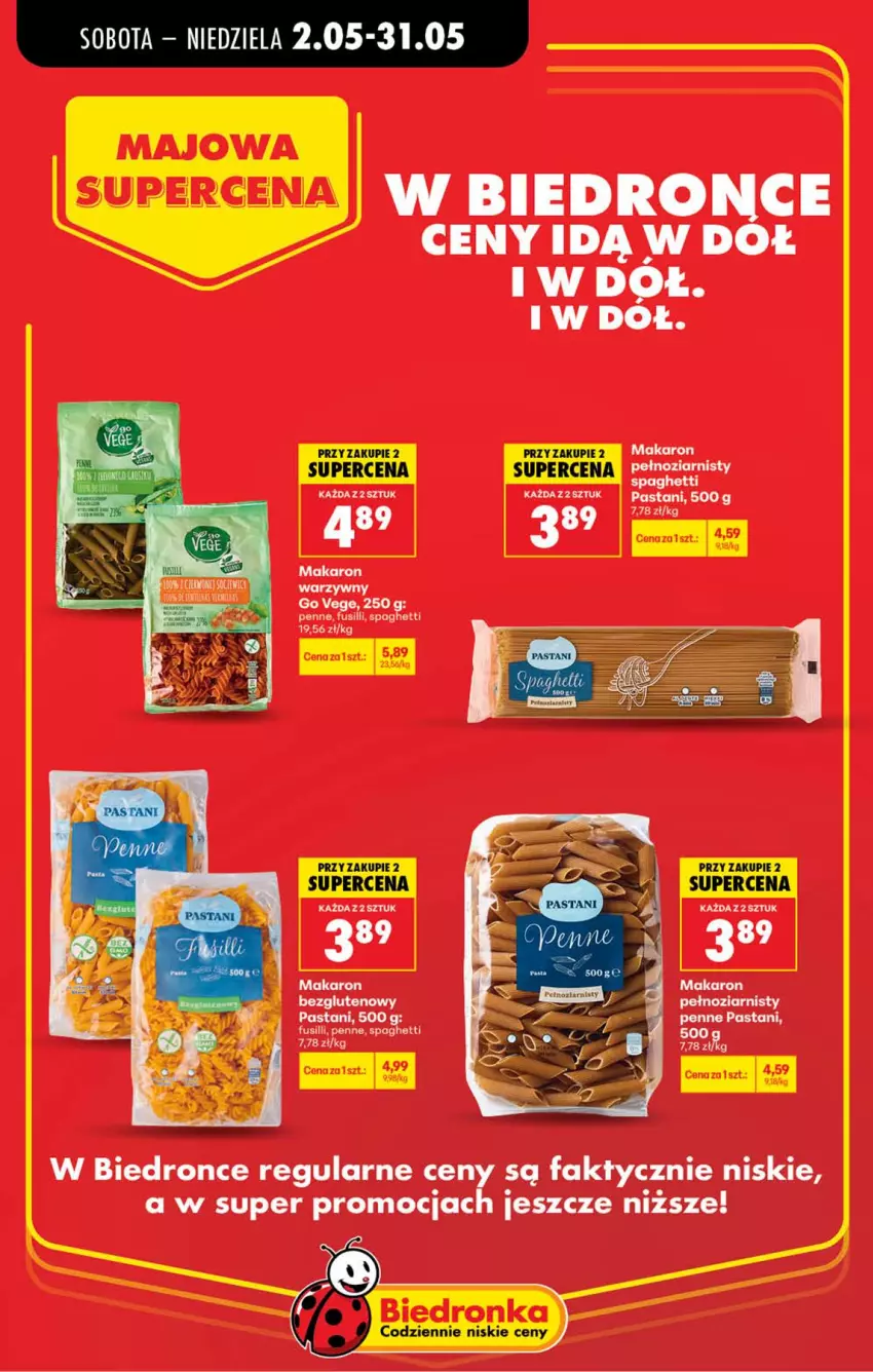 Gazetka promocyjna Biedronka - Gazetka - ważna 02.05 do 09.05.2026 - strona 12 - produkty: Fa, Makaron, Penne, Spaghetti