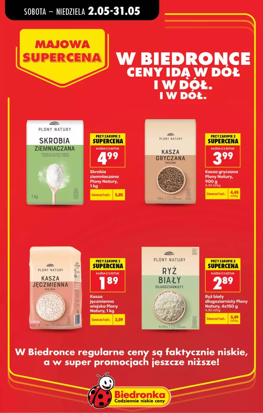Gazetka promocyjna Biedronka - Gazetka - ważna 02.05 do 09.05.2026 - strona 9 - produkty: Fa, Gry, Kasza, Kasza gryczana, LG, Ryż, Ryż biały