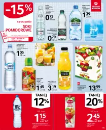 Gazetka promocyjna Selgros - Oferta spożywcza - Gazetka - ważna od 14.04 do 14.04.2021 - strona 15 - produkty: Nałęczowianka, Sok, Mus, Fortuna, Sok jabłkowy, Cappy, Kubuś, Woda, Cisowianka