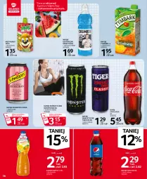 Gazetka promocyjna Selgros - Oferta spożywcza - Gazetka - ważna od 14.04 do 14.04.2021 - strona 16 - produkty: Mus, Coca-Cola, Napoje, Pepsi, Tiger, Schweppes, Tymbark, Oshee, Kubuś, Napój, Hortex, LG
