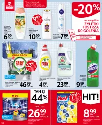 Gazetka promocyjna Selgros - Oferta spożywcza - Gazetka - ważna od 14.04 do 14.04.2021 - strona 20 - produkty: Domestos, Palmolive, Pantene, Finish, Zawieszka do wc, Bref, Tablet, Szampon, Płyn do wc, Fairy, Nivea, LG, Fa