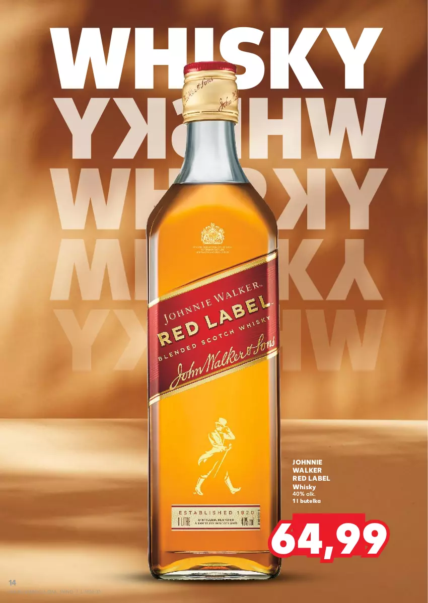 Gazetka promocyjna Kaufland - Barek Kauflandu - ważna 06.03 do 19.03.2025 - strona 14 - produkty: Johnnie Walker, Whisky