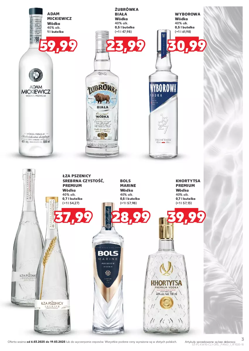 Gazetka promocyjna Kaufland - Barek Kauflandu - ważna 06.03 do 19.03.2025 - strona 3 - produkty: Bols, Wódka, Wyborowa