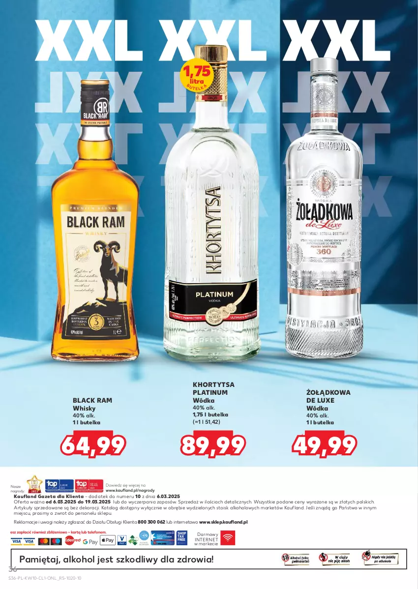 Gazetka promocyjna Kaufland - Barek Kauflandu - ważna 06.03 do 19.03.2025 - strona 36 - produkty: Lack, Mięta, Wagi, Whisky, Wódka