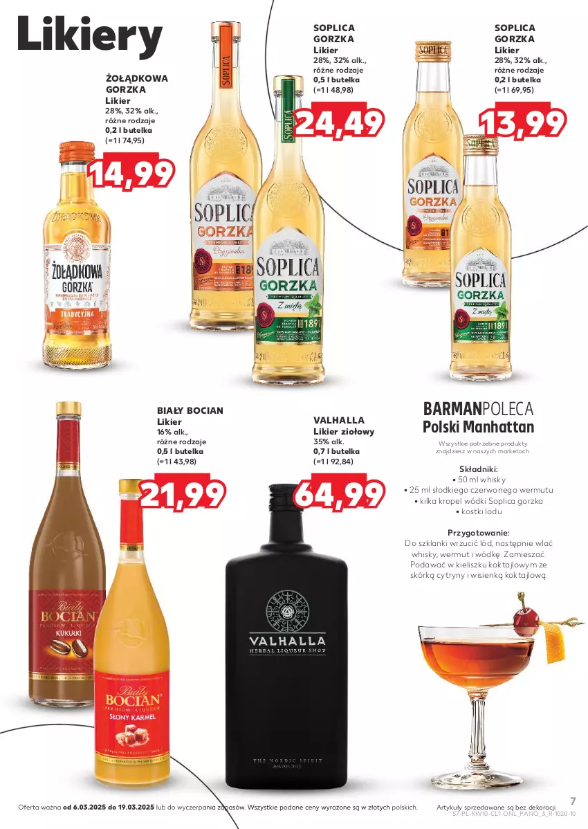 Gazetka promocyjna Kaufland - Barek Kauflandu - ważna 06.03 do 19.03.2025 - strona 7 - produkty: Biały Bocian, Cytryny, Lanki, Likier, Soplica, Whisky