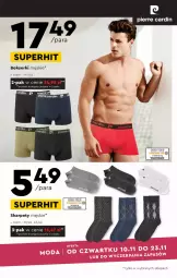 Gazetka promocyjna Biedronka - Okazje tygodnia - Gazetka - ważna od 23.11 do 23.11.2022 - strona 25 - produkty: Ser, Noż, Karp, Tran, Pierre Cardin, Bokserki, Fa