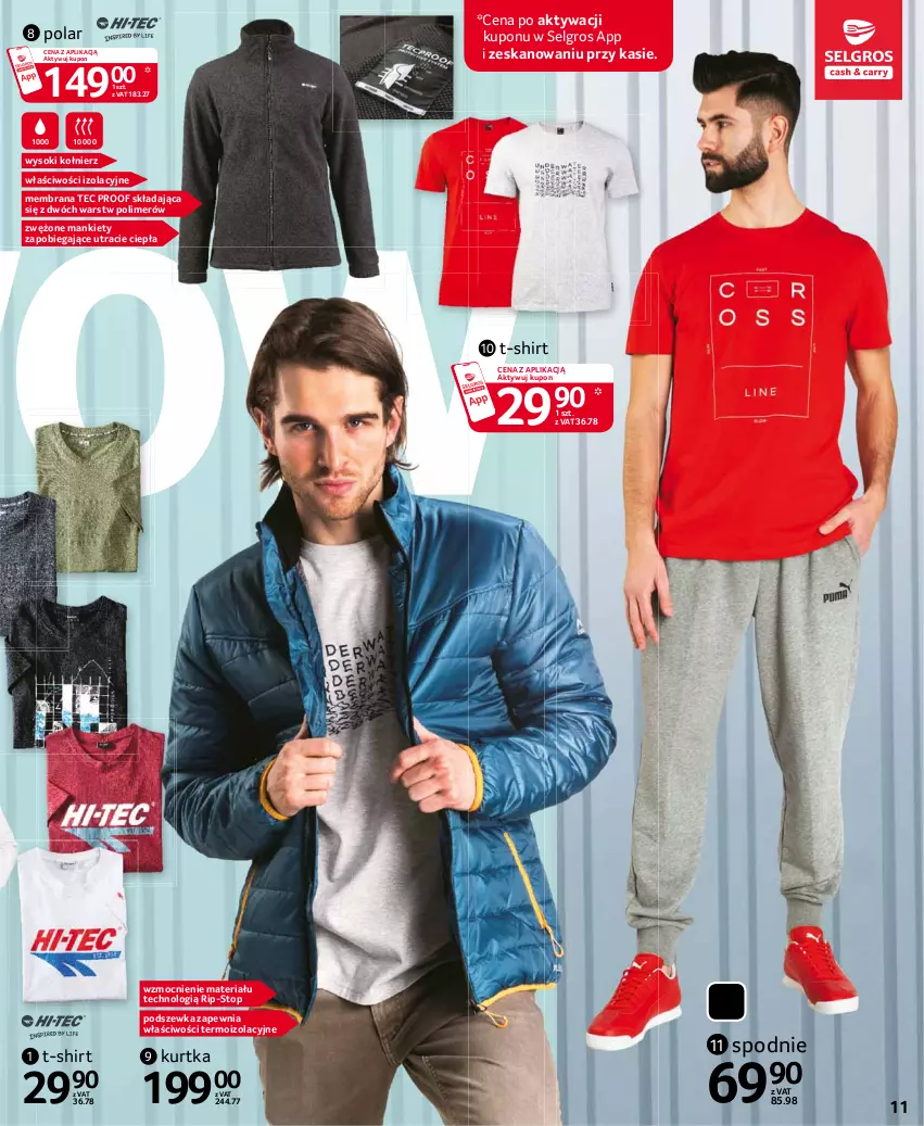 Gazetka promocyjna Selgros - Katalog Tekstylia - ważna 11.03 do 24.03.2021 - strona 11 - produkty: Kurtka, LG, Sok, Spodnie, T-shirt, Top