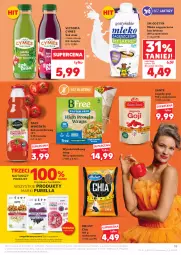 Gazetka promocyjna Kaufland - Gazetka tygodnia - Gazetka - ważna od 14.01 do 14.01.2026 - strona 19 - produkty: Sok, Por, Pur, Jagody, Chia, Sante, Melvit, Jagody goji, Mleko zagęszczone, Sok pomidorowy, Waga, Mleko