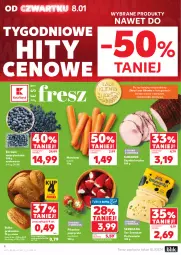 Gazetka promocyjna Kaufland - Gazetka tygodnia - Gazetka - ważna od 14.01 do 14.01.2026 - strona 4 - produkty: Piec, Warzywa, Ser, Gra, Tera, Laur, Szynka, Bułka grahamka, Pieczywo, Owoce, Kabanos, Olej, Bułka