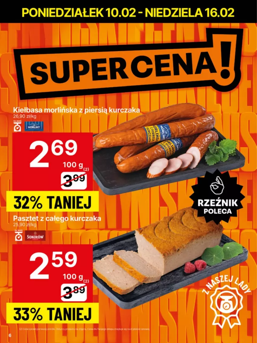 Gazetka promocyjna Delikatesy Centrum - NOWA GAZETKA Delikatesy Centrum od 10 lutego! 10-16.02.2025 - ważna 10.02 do 16.02.2025 - strona 6 - produkty: Kiełbasa, Kurczak, Pasztet