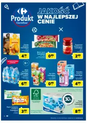 Gazetka promocyjna Carrefour - Gazetka Szalona 5 Carrefour Tarnów - Gazetka - ważna od 28.08 do 28.08.2022 - strona 6 - produkty: Koncentrat pomidorowy, Ciastka, Sok, Mus, Papier, Papier toaletowy, Baton, Woda