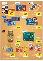 Gazetka promocyjna Carrefour - Gazetka Market - Gazetka - ważna od 23.01 do 23.01.2022 - strona 7 - produkty: Ciastka, Princessa, Krakus, Kawa rozpuszczalna, Ser, Winiary, Słodka Chwila, Wafelek, Kawa, Kosz, Dilmah, Dr. Oetker, Czekolada, Galaretka, Teekanne, Delicje, Deser, Jacobs, Herbata, Gala, Krakuski, Nestlé, Lindt, Herbata owocowa, Fa