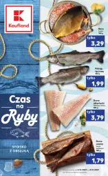 Gazetka promocyjna Kaufland - RYBY - Gazetka - ważna od 08.12 do 08.12.2021 - strona 1 - produkty: Pstrąg tęczowy, Karp, Tusz, Pstrąg, Dorsz