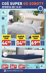 Gazetka promocyjna Aldi - Artykuły przemysłowe i tekstylia - Gazetka - ważna od 13.01 do 13.01.2024 - strona 8 - produkty: Pościel, Poszewka, Prześcieradło, Wełna