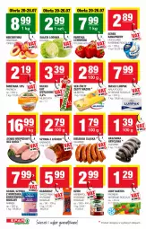 Gazetka promocyjna Spar - SparExpress - Gazetka - ważna od 27.07 do 27.07.2022 - strona 2 - produkty: Kurczak, Ser, Gry, Złoty Mazur, Sałata lodowa, Piątnica, Papryka, Kaktus, Mlekovita, Serek kanapkowy, Dżem, Lody, Sałat, Szynka, Tarczyński, Serek, Nektarynka, Schab wieprzowy, Morliny, Hochland, Kaszanka, Lurpak, Kabanos, Kasza, Masło, Kiełbasa, Olewnik, Herbapol, Nektar, Mleko, Kiełbasa śląska, LG