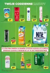 Gazetka promocyjna Carrefour - Gazetka Express - Gazetka - ważna od 31.10 do 31.10.2022 - strona 4 - produkty: Piwo, Elseve, Nałęczowianka, Sok, Dezodorant, Kosz, Cleanic, Szampon, Woda mineralna, Woda, Napój, Captain Jack, Nivea, Nektar, Lech Premium