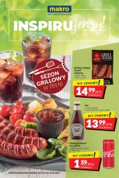 Gazetka promocyjna Makro - [Oferta promocyjna] Artykuły spożywcze i przemysłowe - Gazetka - ważna od 16.05 do 16.05.2022 - strona 1 - produkty: Sos, Sok, Sokołów, Coca-Cola, Napój gazowany, Grill, Napój, Kiełbasa, Kiełbasa śląska
