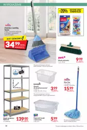 Gazetka promocyjna Makro - [Oferta promocyjna] Artykuły spożywcze i przemysłowe - Gazetka - ważna od 16.05 do 16.05.2022 - strona 16 - produkty: Mop, Kosz, Pojemnik, Regał, Vileda, Wiadro, Regał metalowy, Szufelka, Miotła