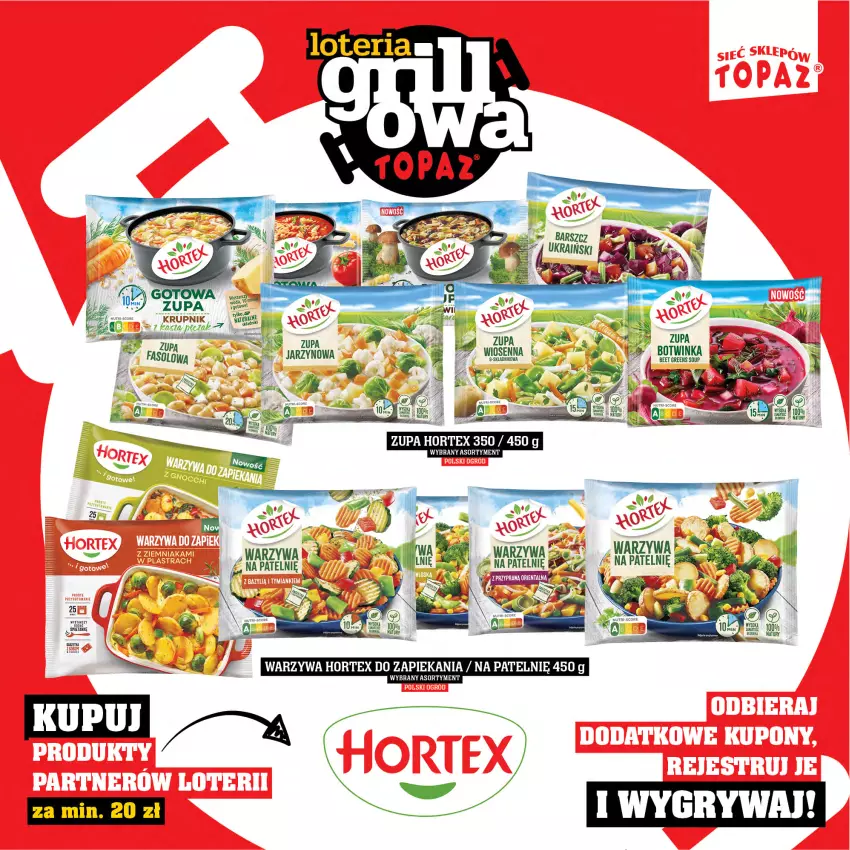 Gazetka promocyjna Topaz - Gazetka - ważna 25.04 do 15.06.2025 - strona 21 - produkty: Hortex, Inka, Krupnik, Warzywa