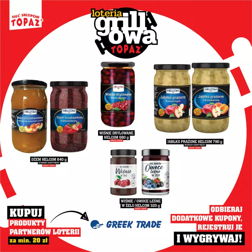 Gazetka promocyjna Topaz - Gazetka - ważna 25.04 do 15.06.2025 - strona 30 - produkty: Dżem, HELCOM, LG