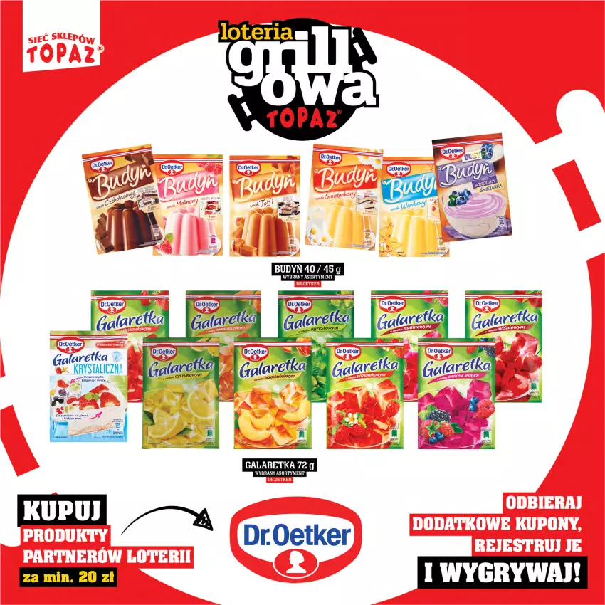 Gazetka promocyjna Topaz - Gazetka - ważna 25.04 do 15.06.2025 - strona 34 - produkty: Dr. Oetker, Gala, Galaretka, K2