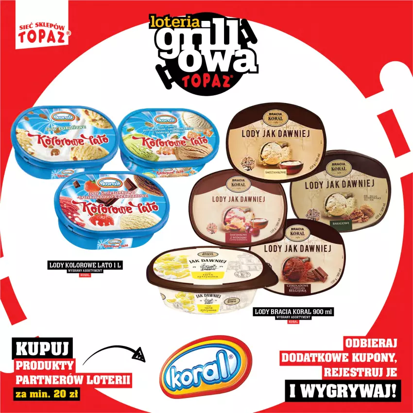 Gazetka promocyjna Topaz - Gazetka - ważna 25.04 do 15.06.2025 - strona 40 - produkty: LG, Lody