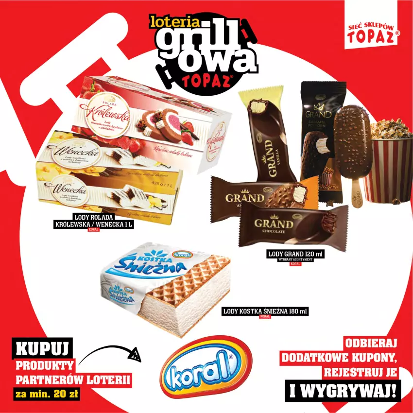 Gazetka promocyjna Topaz - Gazetka - ważna 25.04 do 15.06.2025 - strona 41 - produkty: Gra, Lody