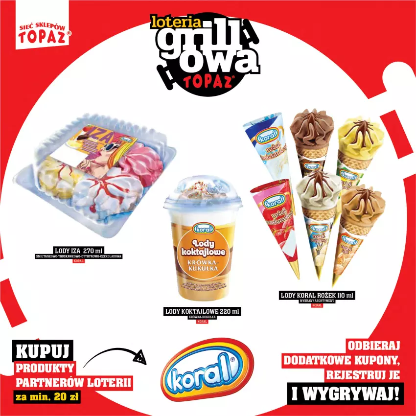 Gazetka promocyjna Topaz - Gazetka - ważna 25.04 do 15.06.2025 - strona 42 - produkty: LG, Lody