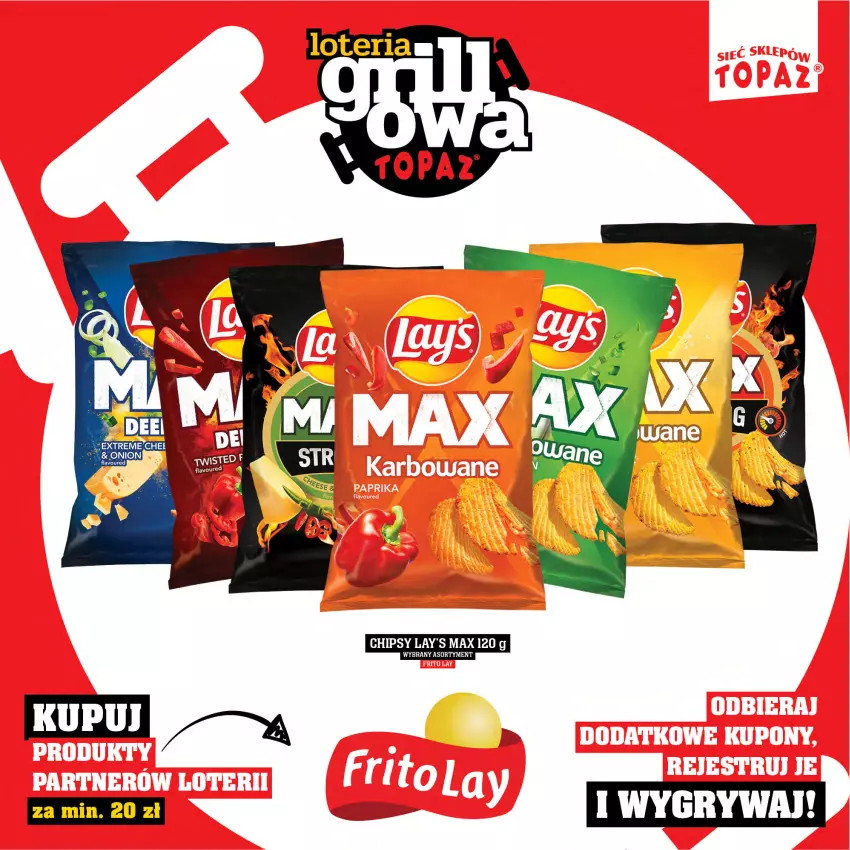 Gazetka promocyjna Topaz - Gazetka - ważna 25.04 do 15.06.2025 - strona 45 - produkty: Chipsy