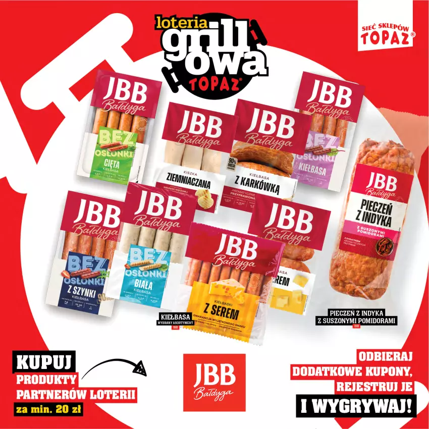 Gazetka promocyjna Topaz - Gazetka - ważna 25.04 do 15.06.2025 - strona 5 - produkty: Kiełbasa, Piec