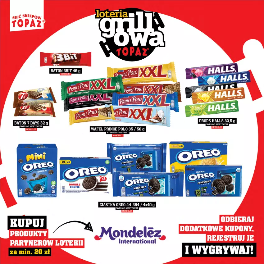 Gazetka promocyjna Topaz - Gazetka - ważna 25.04 do 15.06.2025 - strona 50 - produkty: Gin, Minecraft, Oreo