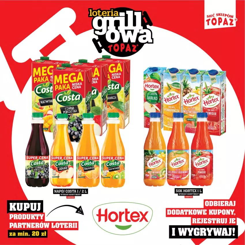 Gazetka promocyjna Topaz - Gazetka - ważna 25.04 do 15.06.2025 - strona 67 - produkty: Gry, Hortex, Napój, Sok