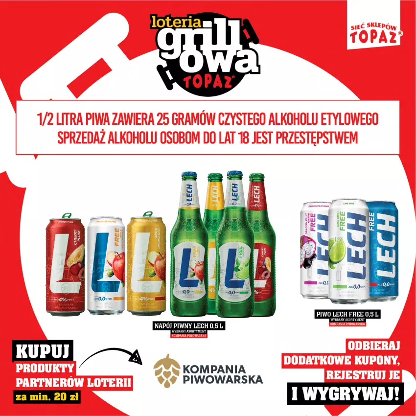 Gazetka promocyjna Topaz - Gazetka - ważna 25.04 do 15.06.2025 - strona 77 - produkty: Gry, Napój, Piwo