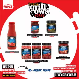 Gazetka promocyjna Topaz - Gazetka - Gazetka - ważna od 15.06 do 15.06.2025 - strona 28 - produkty: Koncentrat pomidorowy, Ser, HELCOM, Kapary, Rust, Kawa, Olej, Pomidory, LG