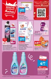 Gazetka promocyjna Auchan - Gazetka Z miłości do okazji Hipermarket Auchan - Gazetka - ważna od 14.02 do 14.02.2024 - strona 45 - produkty: Płyn do prania, Domestos, Lovela, Proszek do prania, Odplamiacz, Vizir, Płyn do wc, Perwoll