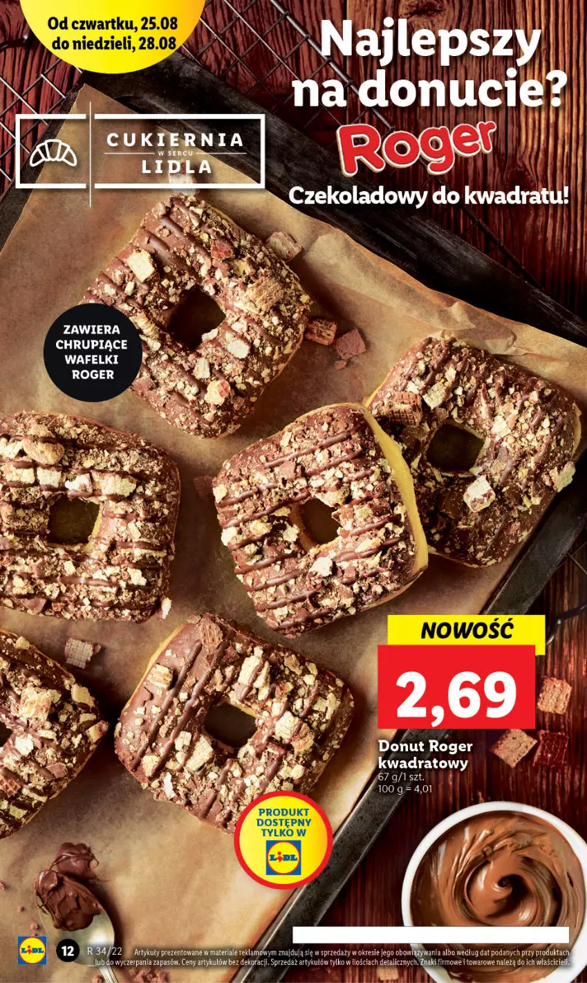 Gazetka promocyjna Lidl - GAZETKA - ważna 25.08 do 28.08.2022 - strona 12 - produkty: Donut