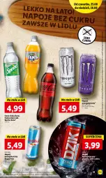 Gazetka promocyjna Lidl - GAZETKA - Gazetka - ważna od 28.08 do 28.08.2022 - strona 31 - produkty: Napój energetyczny, Red Bull, Coca-Cola, Napoje, Fanta, Sprite, Napój, Fa