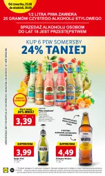 Gazetka promocyjna Lidl - GAZETKA - Gazetka - ważna od 28.08 do 28.08.2022 - strona 34 - produkty: Piwa, Gra, Somersby, Kiwi, Prima, Nektar