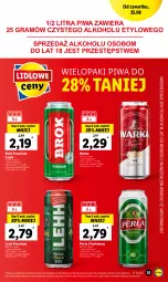 Gazetka promocyjna Lidl - GAZETKA - Gazetka - ważna od 28.08 do 28.08.2022 - strona 35 - produkty: Piwa, Gra, Warka, Perła, Lech Premium