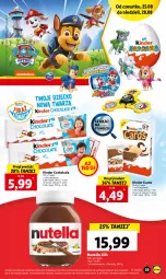 Gazetka promocyjna Lidl - GAZETKA - Gazetka - ważna od 28.08 do 28.08.2022 - strona 39 - produkty: Nutella, Por, Czekolada, Kinder