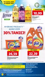Gazetka promocyjna Lidl - GAZETKA - Gazetka - ważna od 28.08 do 28.08.2022 - strona 52 - produkty: Gry, Perfum, Vizir, Płyn do płukania, Mola, Flora, Kapsułki do prania, Lenor